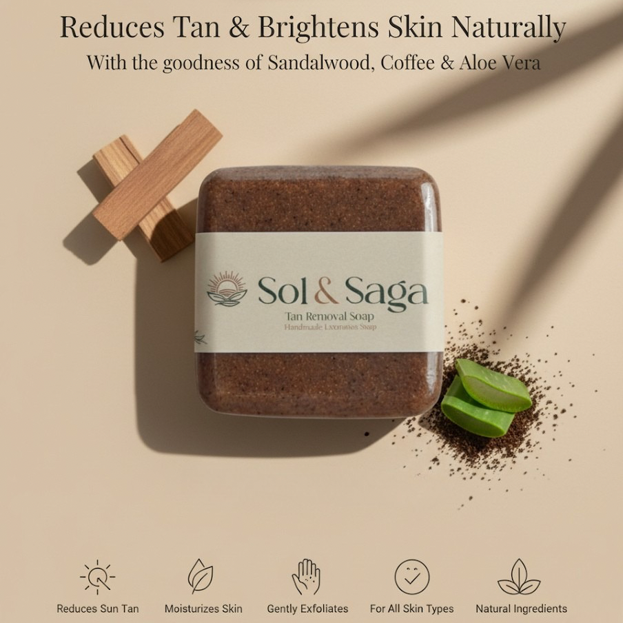 Sol&Saga Tan Removal Soap